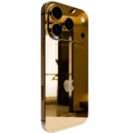 24k Gold iPhone 17 Pro and Pro Max in Crystal Bezel Logo