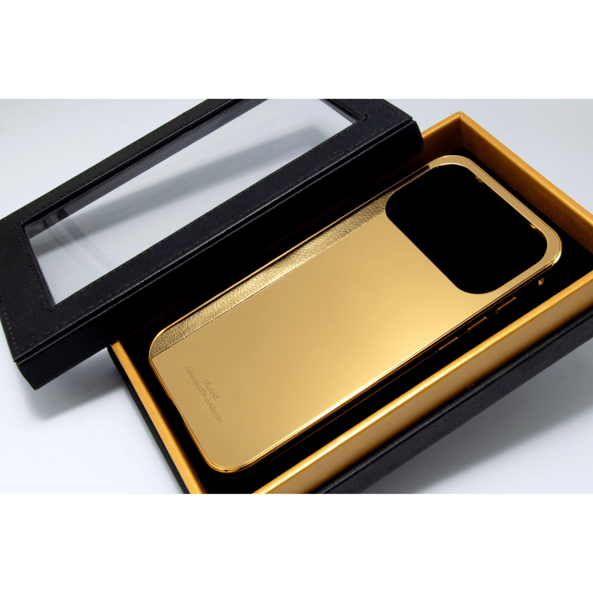 24k Gold iPhone 17 Pro Pro Max Custom Cover.png
